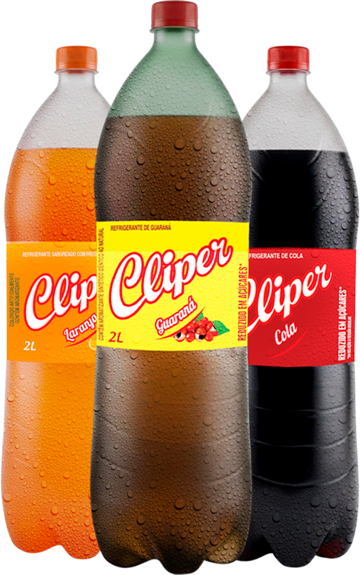Refrescos ATIV PLUS em garrafas de 2L e 5L