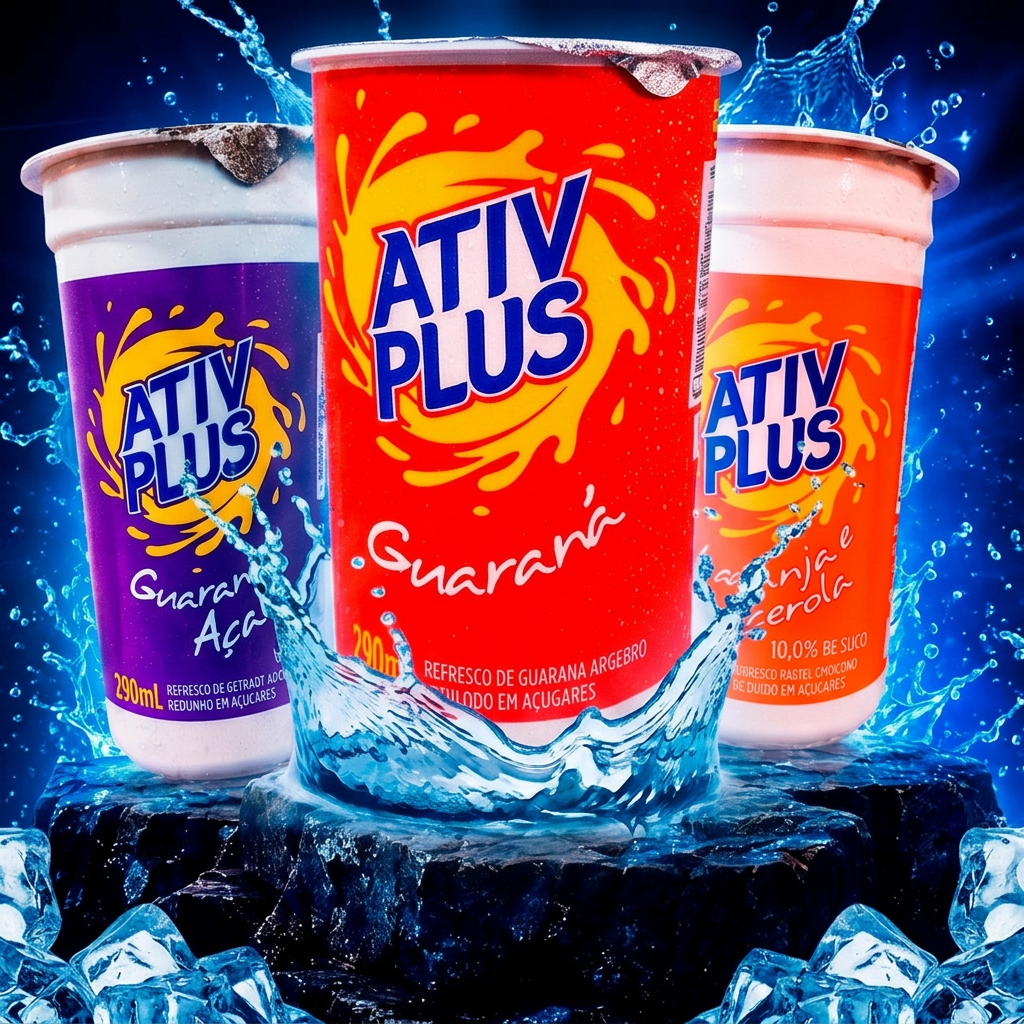 Copos ATIV PLUS 290ml — entrega em 72 horas